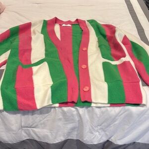 Jascls Colorful Striped Women's Sweater